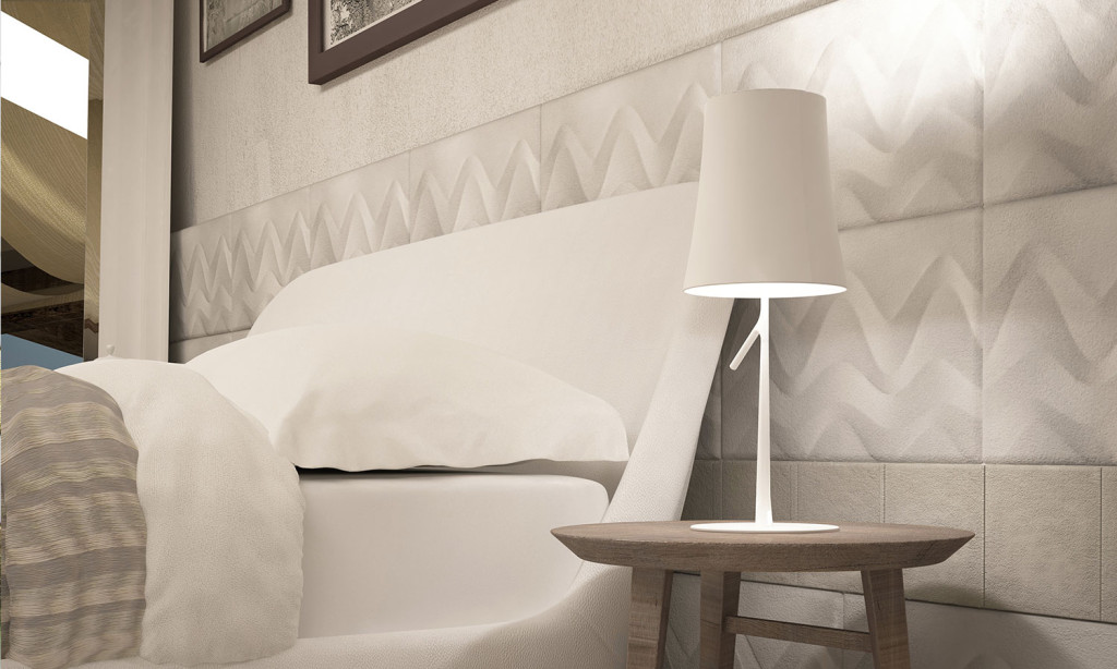 Dettaglio testiera letto Lapèlle