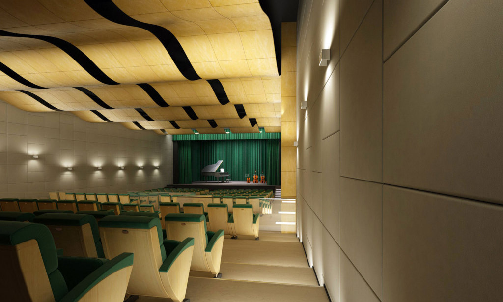 Panoramic view of theatre