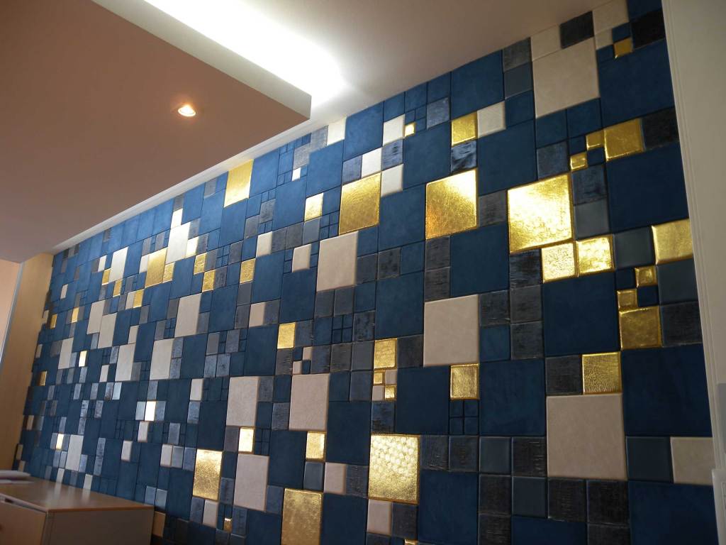 Lapèlle leather tiles commercial office